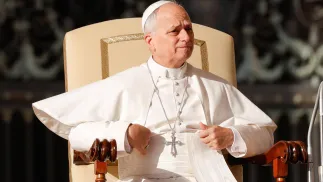 Papież Leon XIV Fot. PAP/EPA/GIUSEPPE LAMI