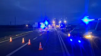 Sześć ofiar śmiertelnych wypadku drogowego w Zielęcicach. Fot. FB/Policja Brzeg