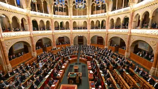 Zdjęcie ilustracyjne. Budynek węgierskiego parlamentu Fot. PAP/PEA/TIBOR ILLYES