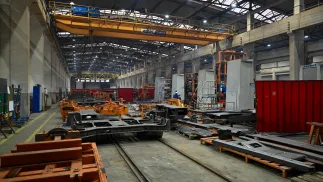 Fabryka NEWAG SA w Nowym Sączu. Fot. PAP/Darek Delmanowicz