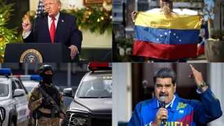 Sytuacja w Wenezueli (zdjęcie ilustracyjne). Fot. EPA/Miguel Gutierrez/JEFFREY ARGUEDAS/Doug Mills / POOL