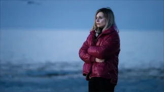 Małgorzata Gorol, kadr z serialu "Klangor". Fot. Jarosław Sosiński. Źródło: materiały prasowe