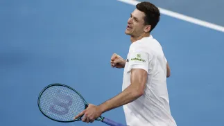 Hubert Hurkacz. Fot. EPA/MARK EVANS