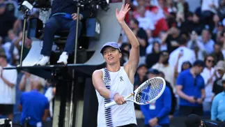 Iga Świątek. Fot. EPA/JAMES ROSS