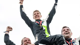 Pierwsze zwycięstwo 21-letniego Polaka w kategorii samochodów. Fot. FB/Energylandia Rally Team (zdjęcie ilustracyjne)