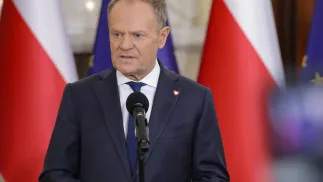 Premier Donald Tusk. Fot. PAP/Tomasz Gzell