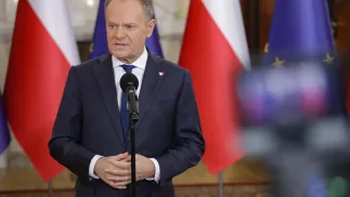 Premier Donald Tusk. Fot. PAP/Tomasz Gzell