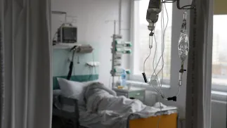 Pacjent w szpitalu. Zdj. ilustracyjne. Fot. PAP/Bartłomiej Zborowski