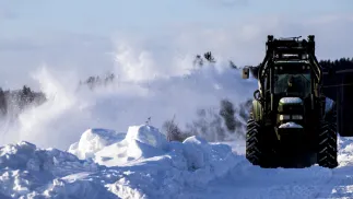 W Norwegii panują ekstremalne mrozy Fot. PAP/EPA/VIDAR RUUD