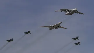 Rosyjskie samoloty (zdjęcie ilustracyjne). Fot. EPA/SERGEI ILNITSKY