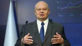 Prezes Narodowego Banku Polskiego Adam Glapiński. Fot. PAP/Rafał Guz