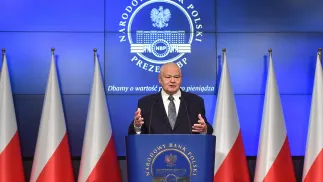 Adam Glapiński. Fot. PAP/Radek Pietruszka