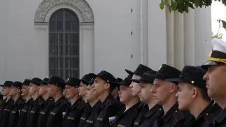Российские призывники. Фотоиллюстрация. Fot. PAP/EPA/ANATOLY MALTSEV