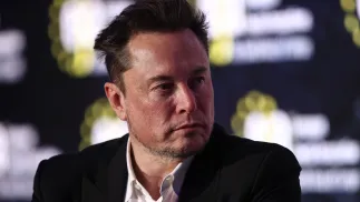 Elon Musk. Fot. PAP/Łukasz Gągulski