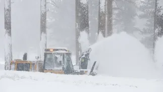 Ekstremalne warunki pogodowe w USA. Fot. PAP/EPA/CAROLINE BREHMAN 