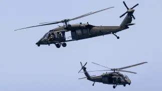 Вертолеты США. Fot. PAP/EPA/CRISTOBAL HERRERA-ULASHKEVICH (фотоиллюстрация)