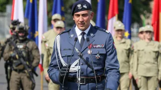 Komendant Służby Ochrony Państwa gen. bryg. SOP Radosław Jaworski. Fot. PAP/Paweł Supernak