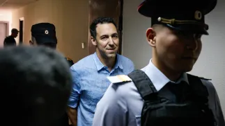 Laurent Vinatier. Fot. PAP/EPA/YURI KOCHETKOV