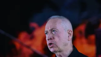 Były minister obrony Izraela Joaw Galant Fot. PAP/EPA/GIL COHEN-MAGEN