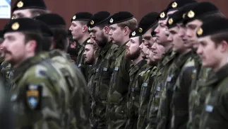 Szwedzkie wojsko. Fot. PAP/EPA/VALDA KALNINA