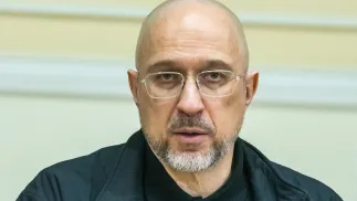 Министр энергетики Украины Денис Шмыгаль. Fot. PAP/Vladyslav Musiienko