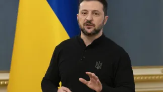 Президент України Володимир Зеленський. Fot. PAP/EPA/STRINGER