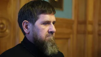 Ramzan Kadyrow. Fot. PAP/EPA/ALEXANDER KAZAKOV/SPUTNIK/KREMLIN POOL 