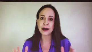 Maria Corina Machado, fot. PAP/EPA/EFE/JAVIER LIZON