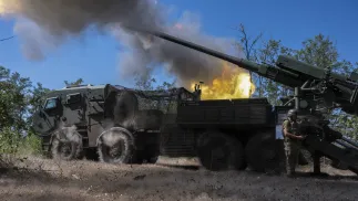 Бойові дії на Запорізькому напрямку. Фотоілюстрація. Fot. PAP/EPA/STRINGER