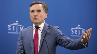 Zbigniew Ziobro. Fot. PAP/Tomasz Gzell