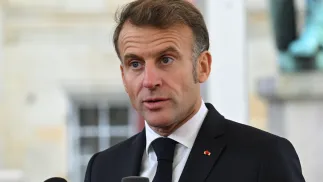 Emmanuel Macron. Fot. PAP/Radek Pietruszka