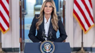 Melania Trump. Fot. PAP/EPA/SHAWN THEW