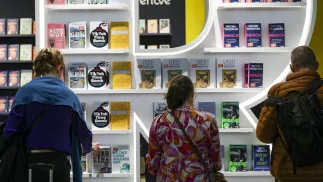 Książki (zdjęcie ilustracyjne). Fot. EPA/CHRISTOPHER NEUNDORF