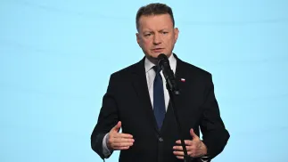 Mariusz Błaszczak. Fot. PAP/Radek Pietruszka