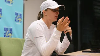 Iga Świątek. Fot. PAP/Lech Muszyński