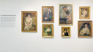 Prezentacja wystawy pt. "Poznańska Boznańska" w Muzeum Narodowym w Poznaniu. Fot. PAP/Marek Zakrzewski