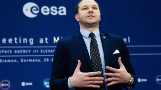 Edvinas Grikszas. Fot. PAP/EPA/	CLEMENS BILAN