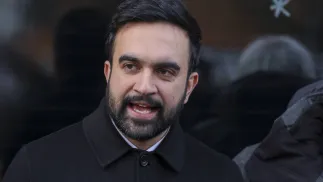 Zohran Mamdani, nowy burmistrz Nowego Jorku Fot. PAP/EPA/SARAH YENESEL