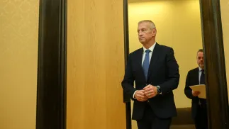 Rzecznik ministra koordynatora służb specjalnych Jacek Dobrzyński. Fot. PAP/	Marcin Obara