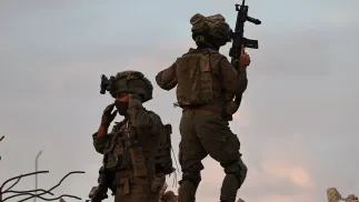 Ізраїльські військові, фотоілюстрація. Fot. PAP/EPA/ATEF SAFADI 