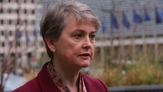 Іветт Купер. Fot. PAP/EPA/OLIVIER HOSLET