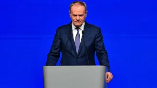 Premier Donald Tusk. Fot. PAP/	Maciej Kulczyński