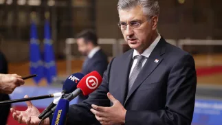 Andrej Plenković, fot. PAP/EPA/OLIVIER HOSLET