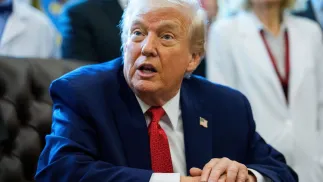 Donald Trump, fot. PAP/EPA/CNP POOL/AARON SCHWARTZ / POOL