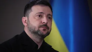 Wołodymyr Zełenski Fot. PAP/Leszek Szymański