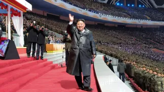 Kim Dzong Un. Fot. EPA/KCNA