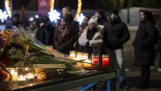 Pożar w Szwajcarii. Fot. PAP/EPA/ALESSANDRO DELLA VALLE