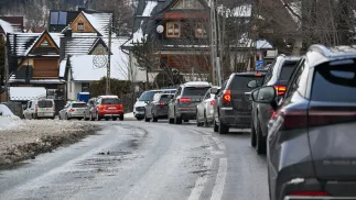 Korki na Zakopiance. Fot. PAP/Daniel Pawluk