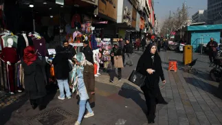 Повседневная жизнь в Тегеране после экономических протестов. Fot. PAP/EPA/ABEDIN TAHERKENAREH