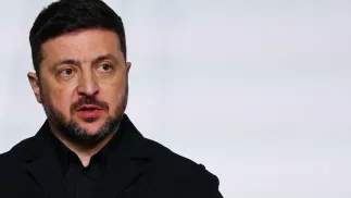 Президент Украины Владимир Зеленский. Fot. PAP/EPA/LUDOVIC MARIN / POOL 